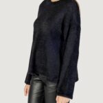 Maglione Only ONLPETRA LS LOOSE O-NECK CC KNT Nero - Foto 2