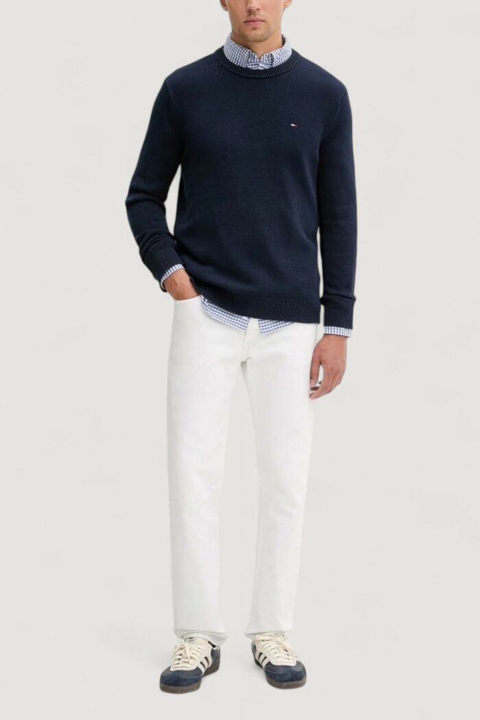 Maglione Tommy Hilfiger TJM SLIM ESS SWEATER Blue scuro – DM0DM21787