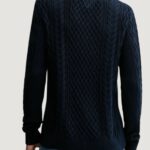 Maglione Tommy Hilfiger Jeans TJM SLM BADGE CABLE Blue scuro - Foto 2