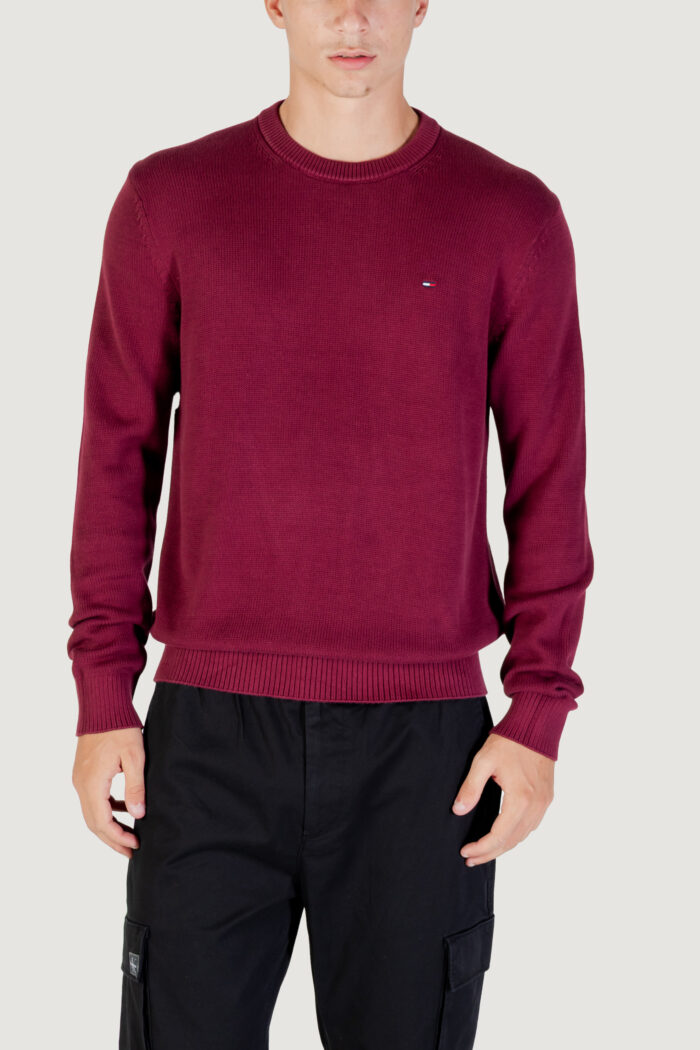 Maglione Tommy Hilfiger TJM SLIM ESS SWEATER Bordeaux – DM0DM21787