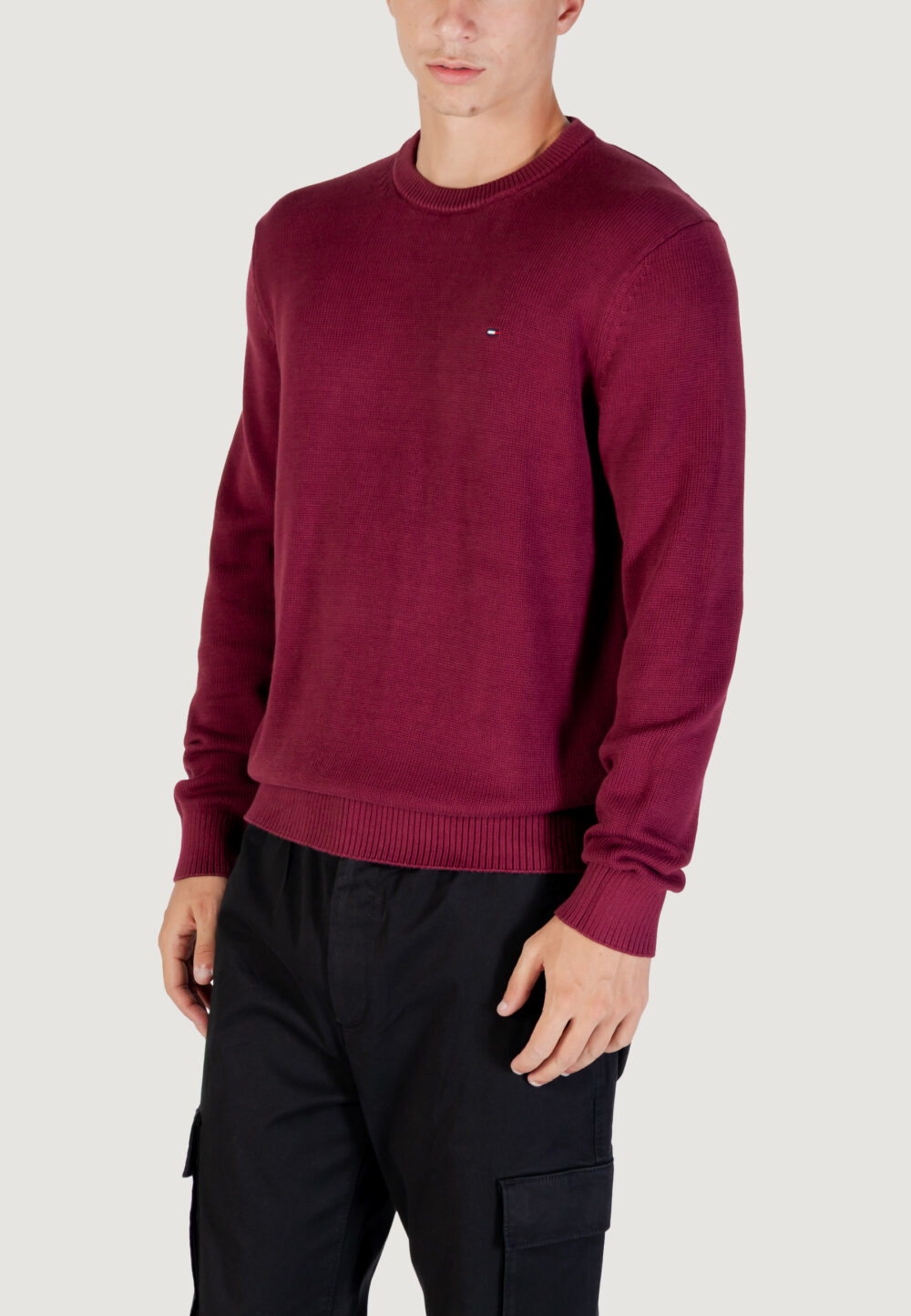 Maglione Tommy Hilfiger Jeans TJM SLIM ESS SWEATER Bordeaux - Foto 2