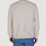 Maglione Tommy Hilfiger Jeans TJM REG MELANGE FLAG Panna - Foto 4