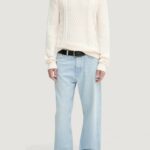 Maglione Tommy Hilfiger Jeans TJM SLM BADGE CABLE Panna - Foto 2