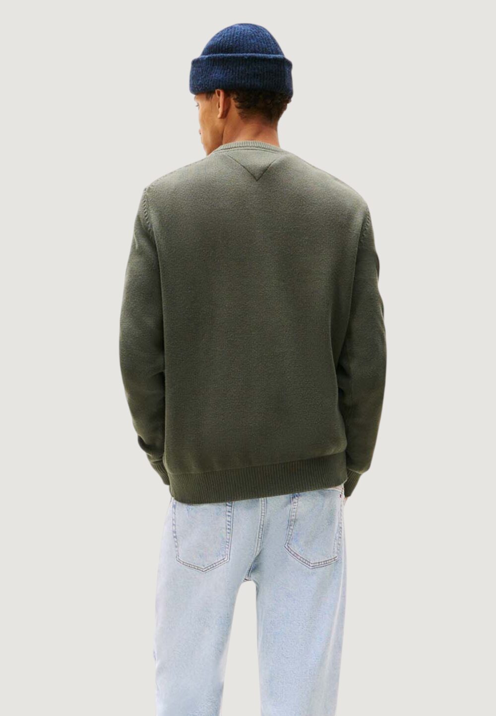 Maglione Tommy Hilfiger Jeans TJM SLIM ESS SWEATER Verde - Foto 3