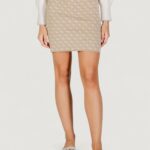 Minigonna Guess AUBREY 4G SKIRT SWTR Beige - Foto 1