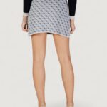 Minigonna Guess AUBREY 4G SKIRT SWTR Bianco - Blu - Foto 5