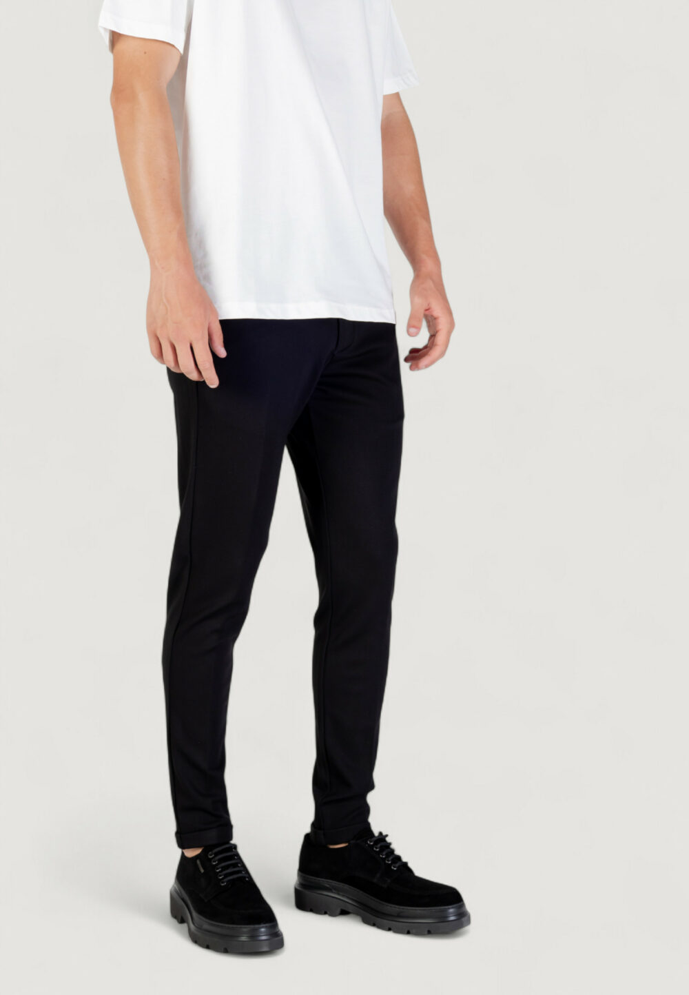 Pantaloni da completo Antony Morato ASHE SUPER SKINNY FIT IN TWILL Nero - Foto 3