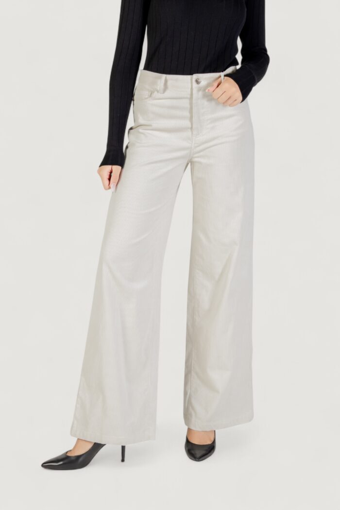 Pantaloni a palazzo Liu-jo  Avorio – MF5274 T192A