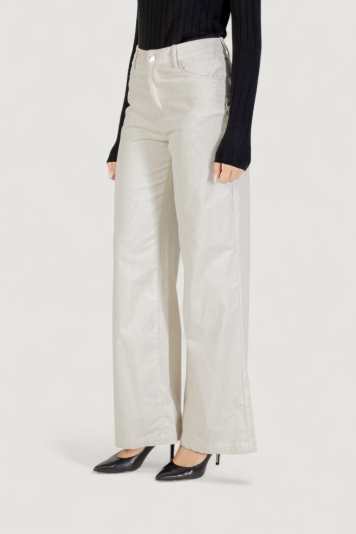 Pantaloni a palazzo Liu-jo  Avorio – MF5274 T192A