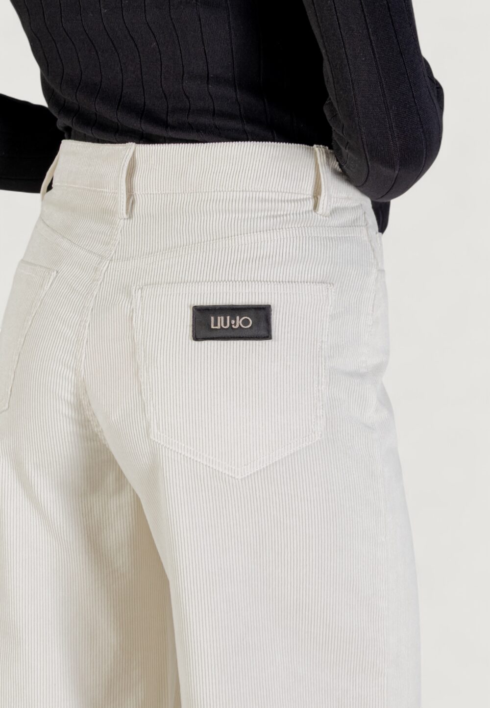 Pantaloni a palazzo Liu-Jo  Avorio - Foto 4