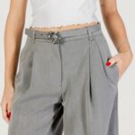 Pantaloni a palazzo Liu-Jo ECS PANT.PIEGHE Grigio - Foto 3