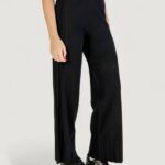 Pantaloni a palazzo Liu-Jo ECS PANT.MAGLIA LUNGO Nero - Foto 4