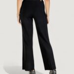 Pantaloni a palazzo Liu-Jo ECS PANT.MAGLIA LUNGO Nero - Foto 5