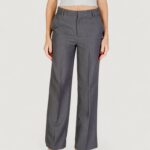 Pantaloni a palazzo Only ONLHATTIE-LANA HW W MEL PANT TLR Grigio Scuro - Foto 1
