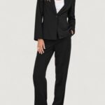 Pantaloni a palazzo Only ONLHATTIE-LANA HW W MEL PANT TLR Nero - Foto 4