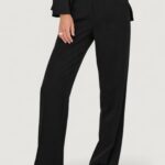 Pantaloni a palazzo Only ONLHATTIE-LANA HW W MEL PANT TLR Nero - Foto 1