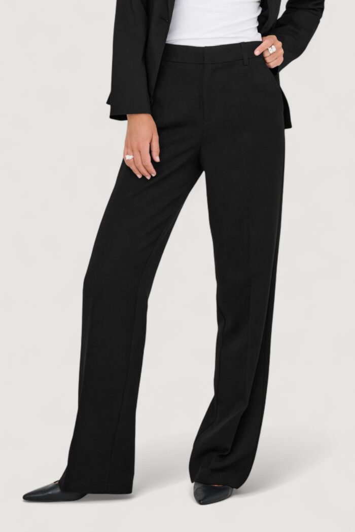 Pantaloni a palazzo Only ONLHATTIE-LANA HW W MEL PANT TLR Nero – 15318089
