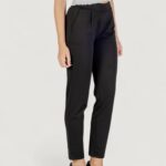 Pantaloni a sigaretta ICHI IHKATE STRAIGHT PA Nero - Foto 3