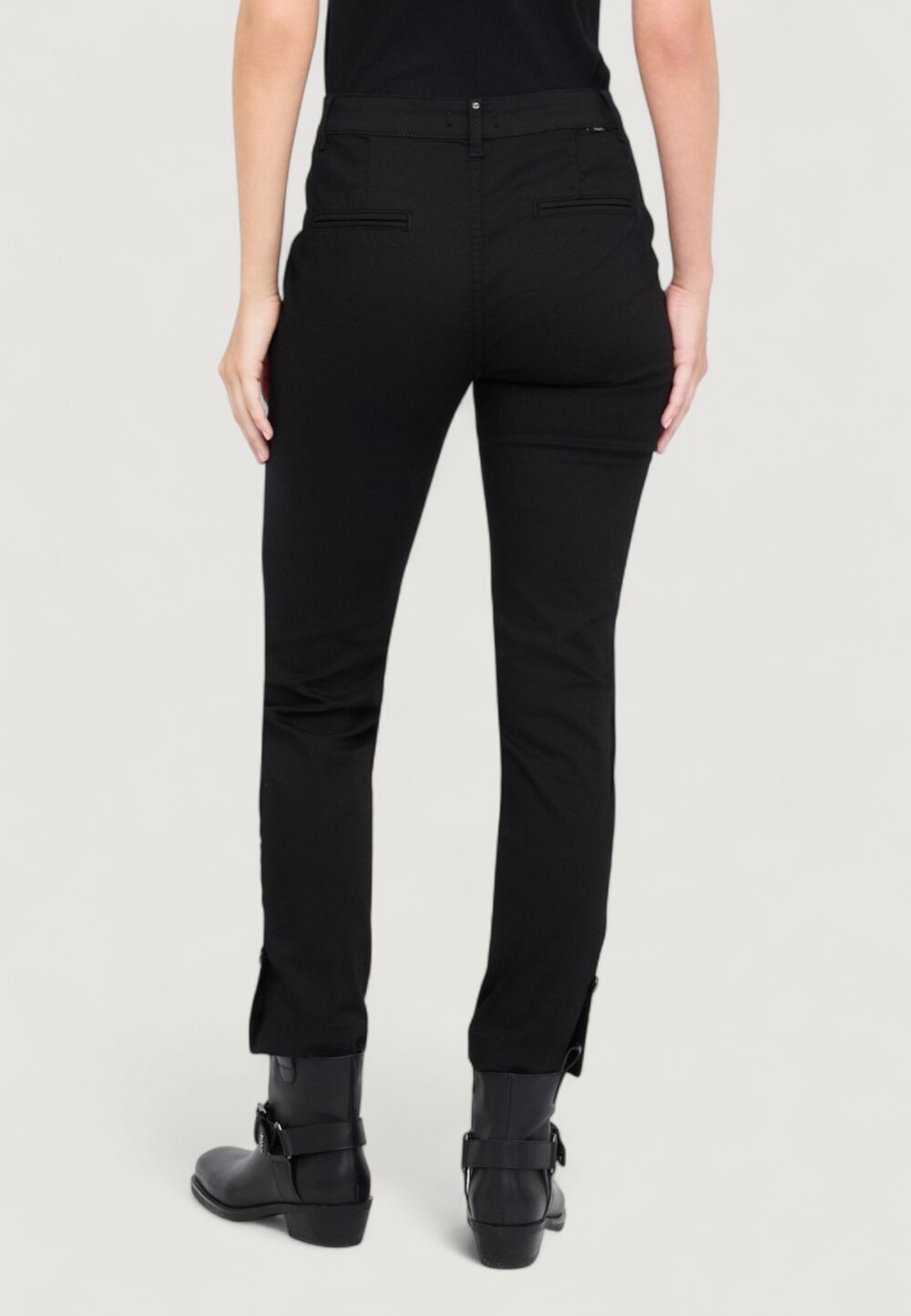 Pantaloni a sigaretta Liu-Jo  Nero - Foto 4