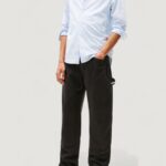 Pantaloni Tommy Hilfiger Jeans TJM JAIMIE CARPENTER Nero - Foto 2