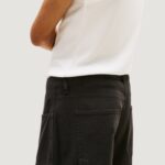 Pantaloni Tommy Hilfiger Jeans TJM JAIMIE CARPENTER Nero - Foto 5