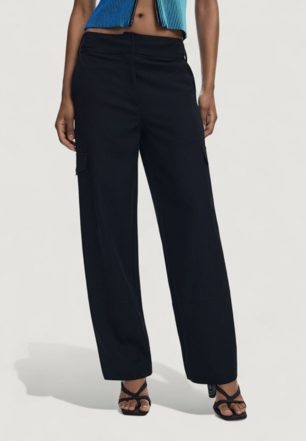 Pantaloni regular Desigual PANT_SAGUN Nero - Foto 1