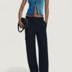 Pantaloni regular Desigual PANT_SAGUN Nero - Foto 5