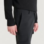 Pantaloni skinny Antony Morato BJORN SKINNY FIT WITH METAL BADGE Nero - Foto 4