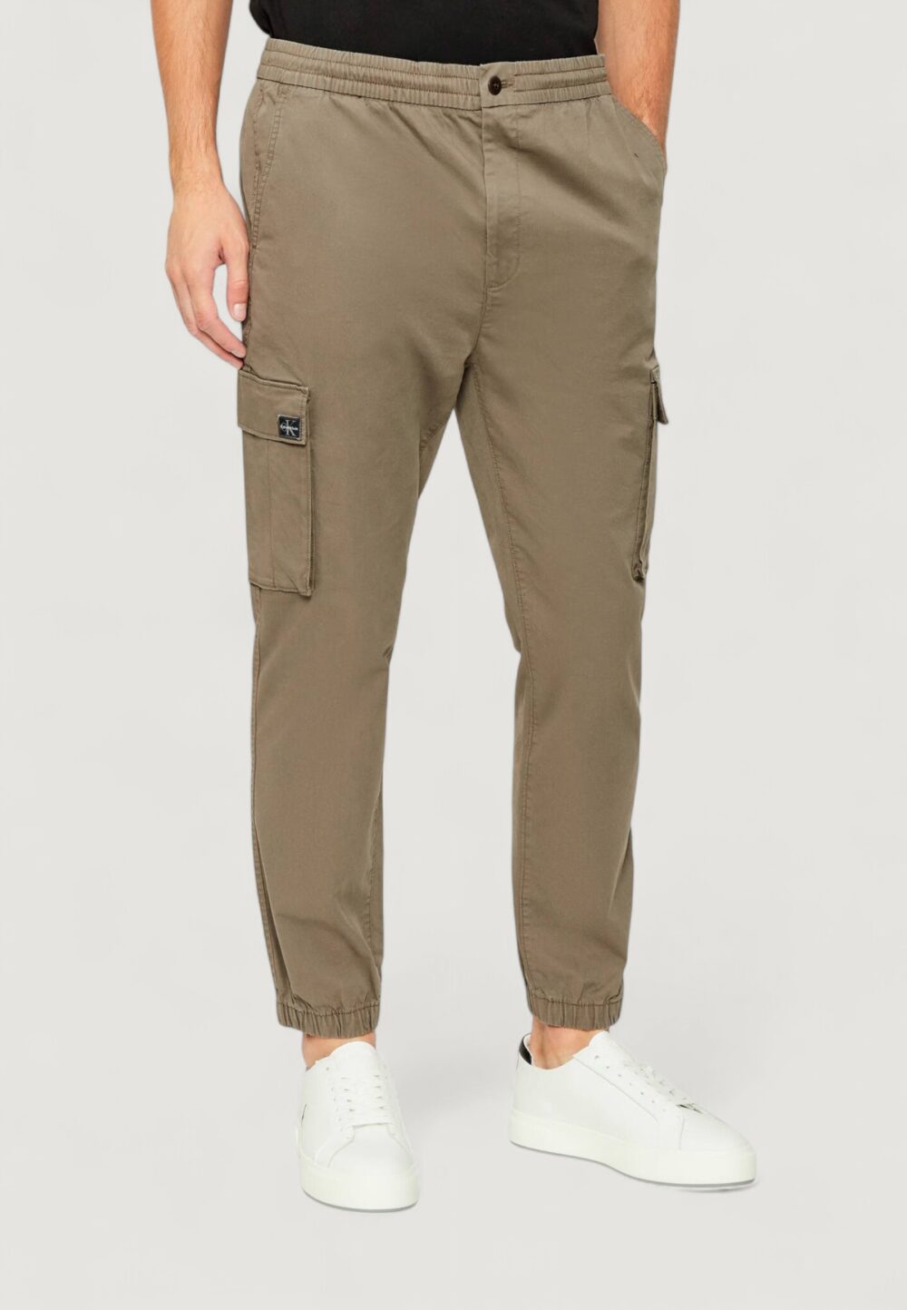 Pantaloni skinny Calvin Klein Jeans SKINNY ELASTIC TWILL Taupe - Foto 1