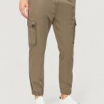 Pantaloni skinny Calvin Klein Jeans SKINNY ELASTIC TWILL Taupe - Foto 1