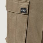 Pantaloni skinny Calvin Klein Jeans SKINNY ELASTIC TWILL Taupe - Foto 3