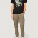 Pantaloni skinny Calvin Klein Jeans SKINNY ELASTIC TWILL Taupe - Foto 4