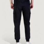 Pantaloni sportivi Antony Morato REGULAR FIT WITH LOGOED RUBBER FLAG Nero - Foto 2