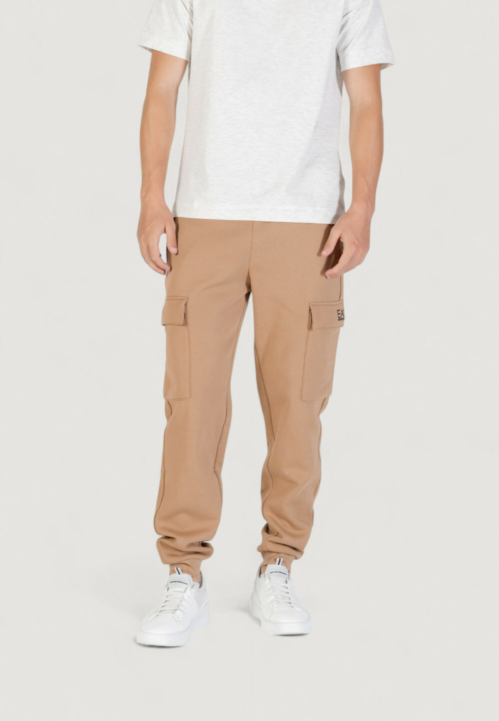 Pantaloni sportivi EA7  Beige - Foto 2