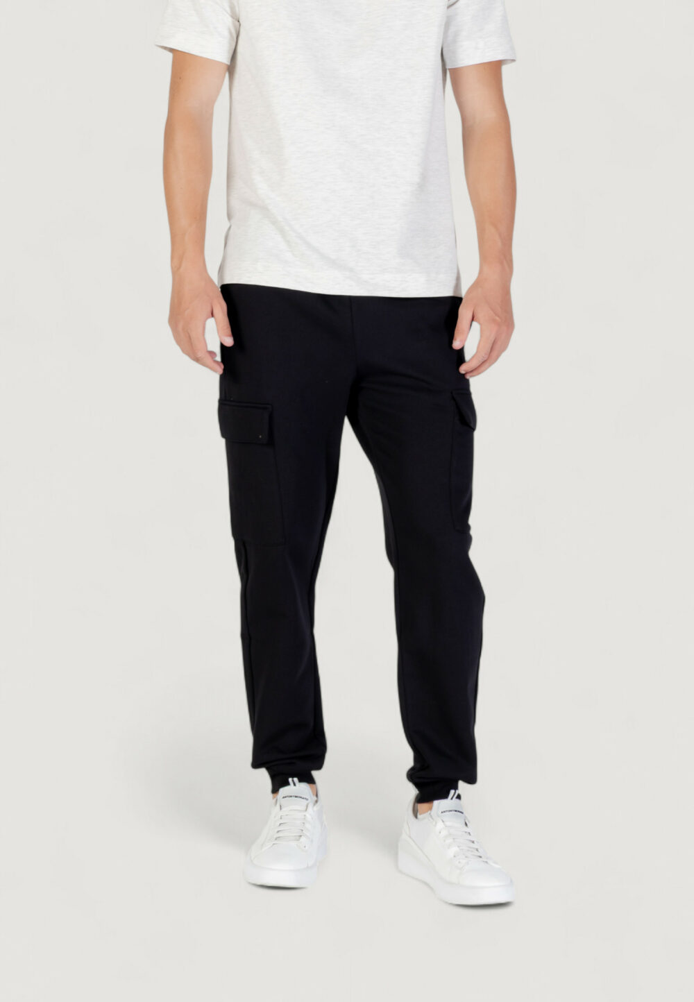 Pantaloni sportivi EA7  Nero - Foto 3