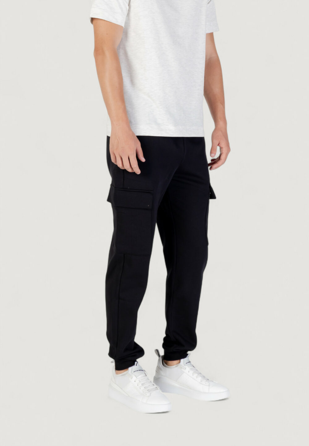 Pantaloni sportivi EA7  Nero - Foto 4