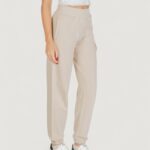 Pantaloni sportivi Guess PRIMULA RHINESTONES JOGGER Beige chiaro - Foto 4