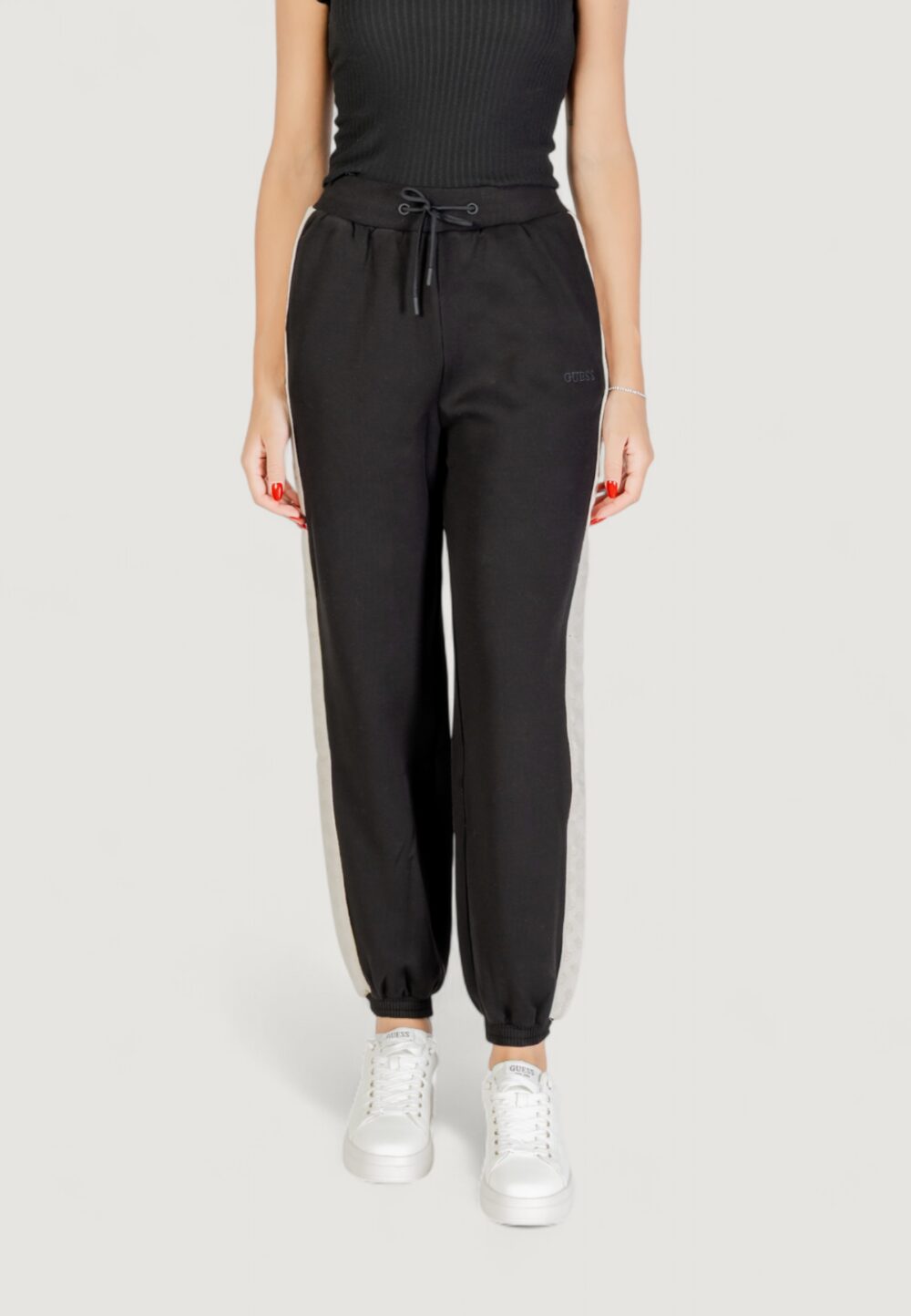 Pantaloni sportivi Guess MARYELLA JOGGER Nero - Foto 1