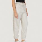 Pantaloni sportivi Guess MARYELLA JOGGER Panna - Foto 4
