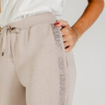 Pantaloni sportivi Liu-Jo PANT.JERSEY LUNGO Beige chiaro - Foto 5