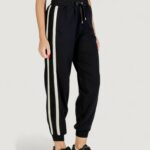 Pantaloni sportivi Liu-Jo PANT.JERSEY LUNGO Nero - Bianco - Foto 3