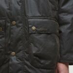 Parka Barbour BEDALE WAX PARKA Marrone Scuro - Foto 4