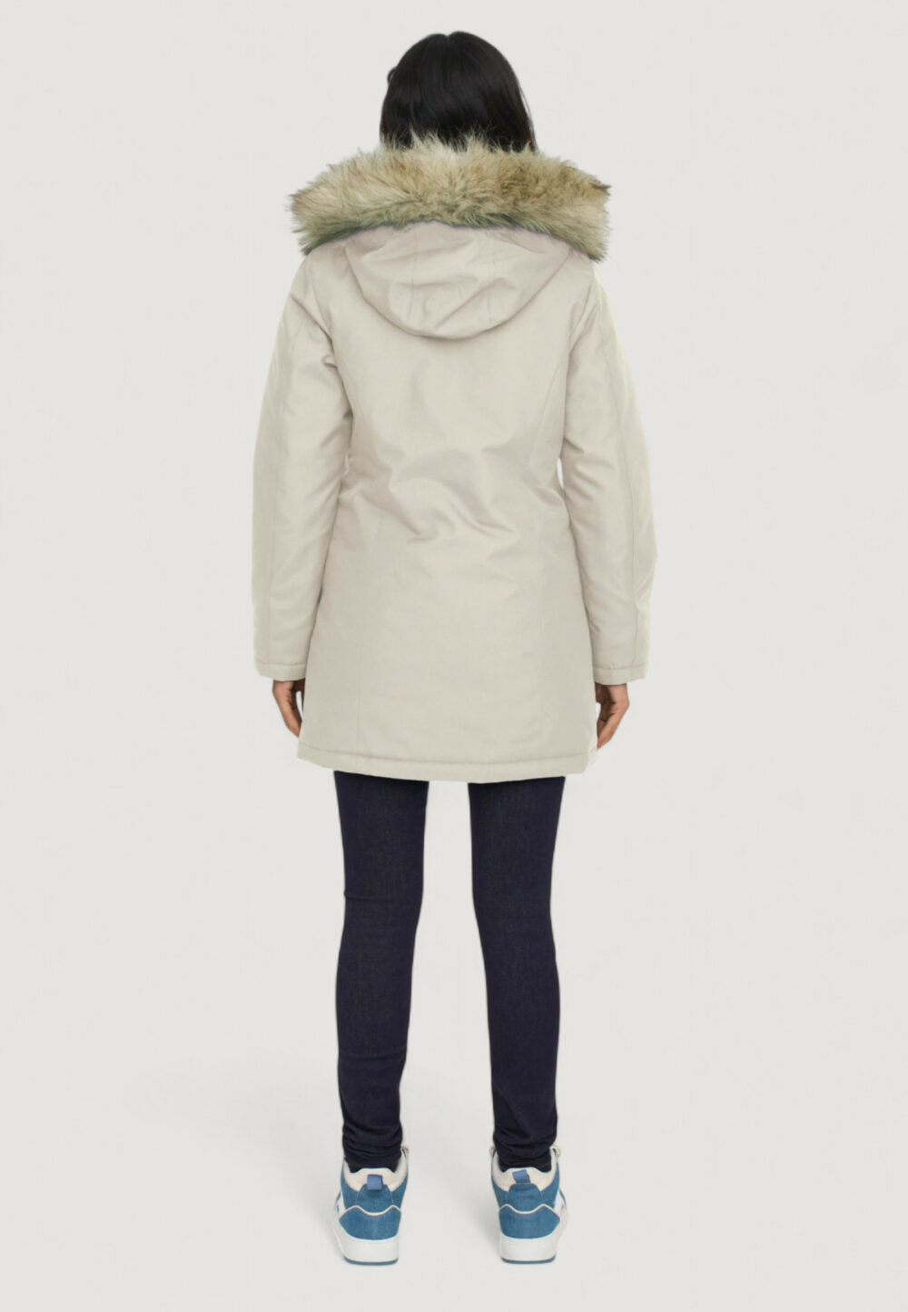 Parka Only ONLNEWKATY PARKA LIFE OTW CC Beige chiaro - Foto 4