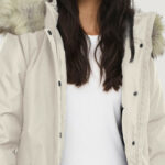 Parka Only ONLNEWKATY PARKA LIFE OTW CC Beige chiaro - Foto 3