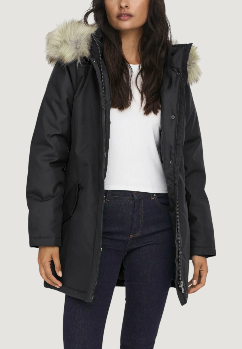 Parka Only ONLNEWKATY PARKA LIFE OTW CC Nero - Foto 1