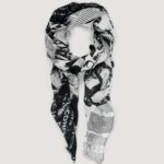 Pashmina Desigual FOU_NEWSPAPER Nero - Foto 1