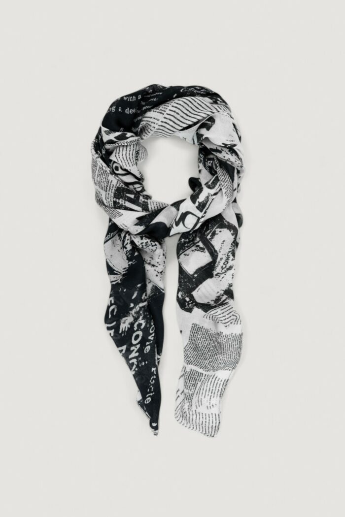Pashmina Desigual FOU_NEWSPAPER Nero – 25WAWA12