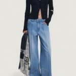 Pashmina Desigual FOU_NEWSPAPER Nero - Foto 4