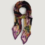 Pashmina Desigual FOU_BIRD_LACROIX Viola - Foto 1