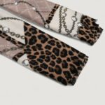 Pashmina Liu-Jo ECS STOLA PEARLS ANIMAL 70X180 Beige chiaro - Foto 4